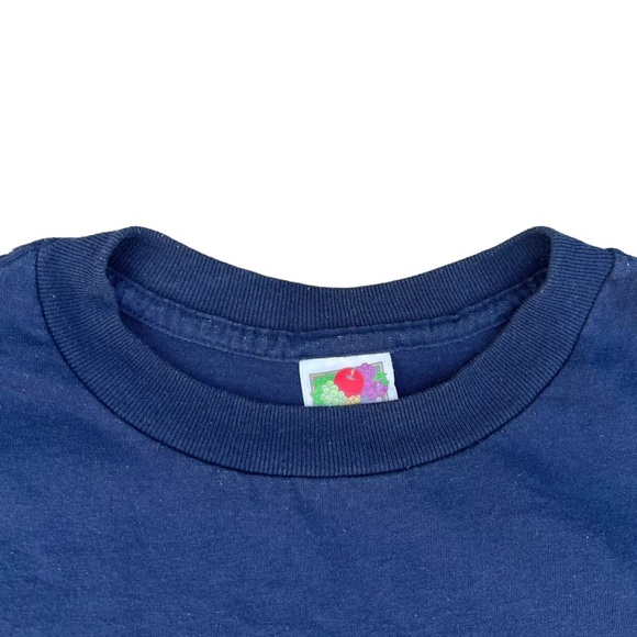 Vintage YALE University Bulldogs SpellOut Graphic T-shirt Size M 90s FTOL - Picture 5 of 5